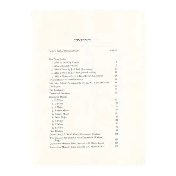 Complete Transcriptions, Cadenzas And Exercises