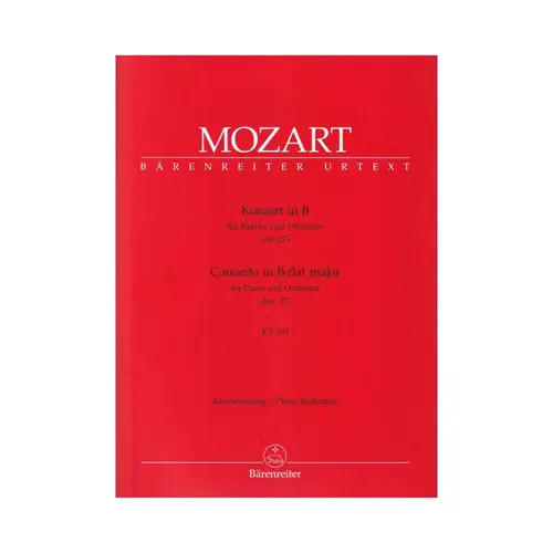 Concerto In B-Flat Major For Piano And Orchestra N.27 - Kv 595 - Piano Reduction