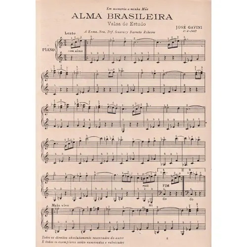 Alma Brasileira - Valsa De Estudo  (Edição Antiga)