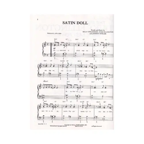Music Of Duke Ellington Made Easy For Piano