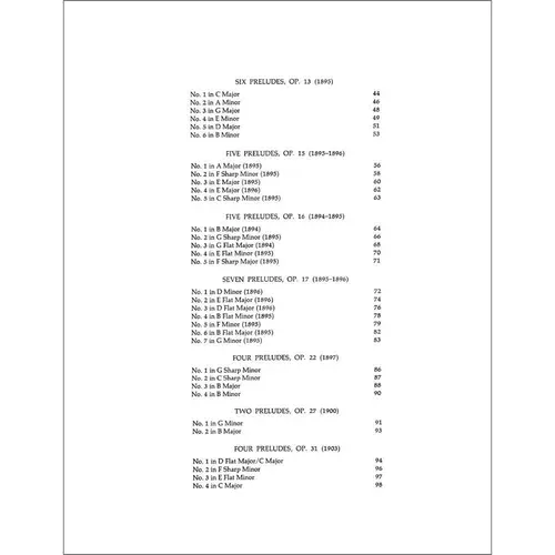 The complete preludes and etudes for piano