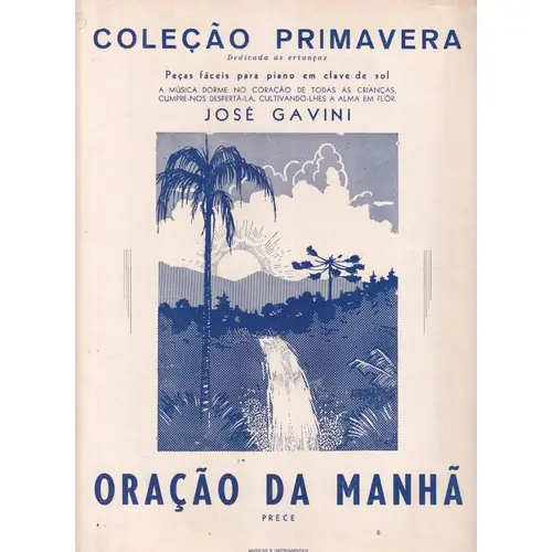 Oração Da Manhã - Prece  para piano (Edição Antiga)