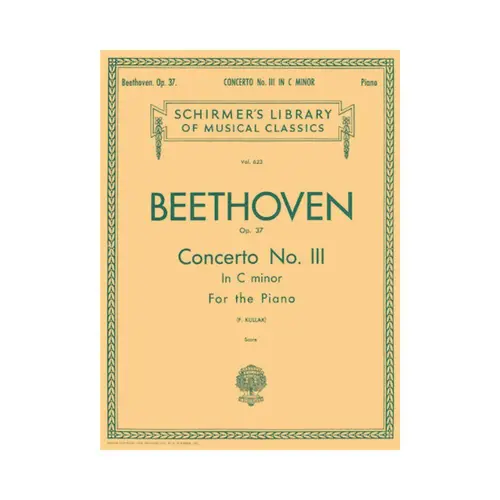 Concerto n.3 in C Minor for the piano Op.37 - piano duet