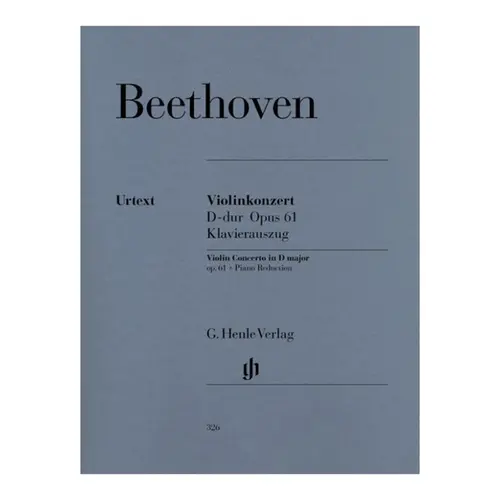 Violin concert in D major Op.61 - piano reduction