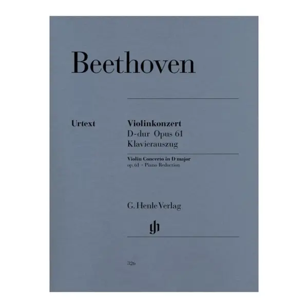 Violin concert in D major Op.61 - piano reduction