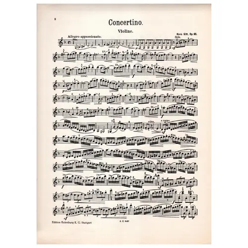 Konzerte N.167 - Op.65 D Moll - Concertino