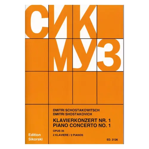 Piano concerto No.1 Op.35 - for 2 pianos