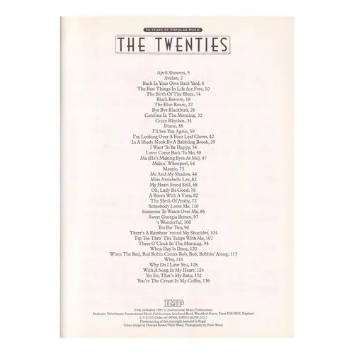 The Twenties  - 70 Years Of Popular Music