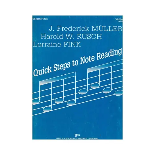 Quick Steps To Note Reading - Violin - Vol.2