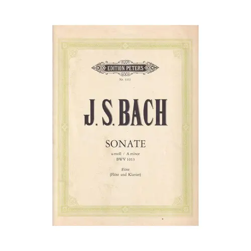Sonate A Moll - Bwv 1013  (Flauta)