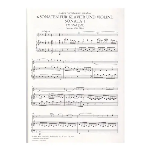 Sonaten Fur Klavier Und Violine - Vol.2