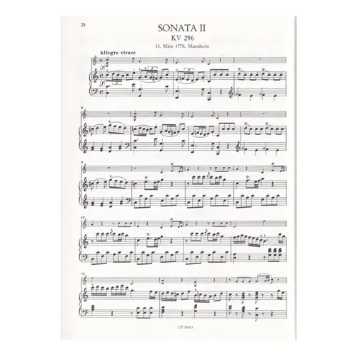 Sonaten Fur Klavier Und Violine - Vol.2