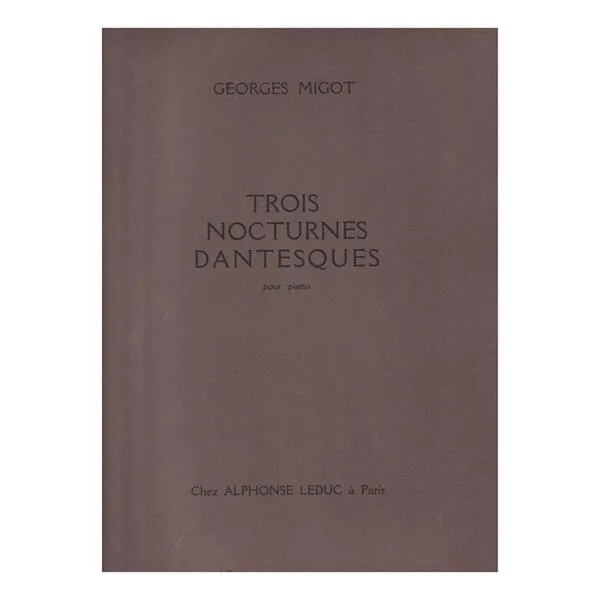 Trois Nocturnes Dantesques