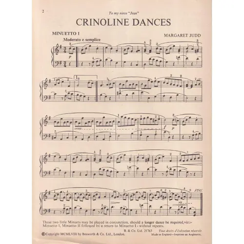Crinoline Dances  (Edição Antiga)