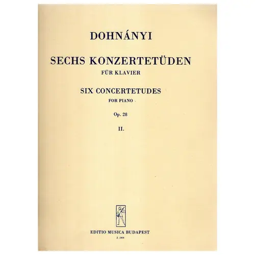 Sechs Konzertetuden - Op.28  Vol.2