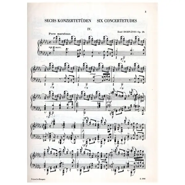 Sechs Konzertetuden - Op.28  Vol.2