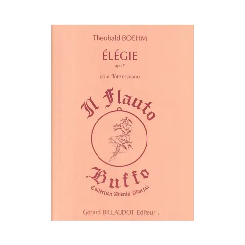 Élegie Op.47 Pour Flute Et Piano