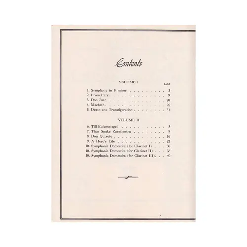 Orchestral Excerpts for clarinet Vol.01