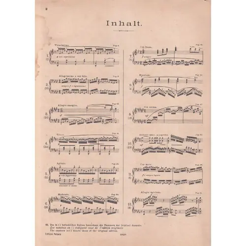 12 Etuden -Aus Op.20