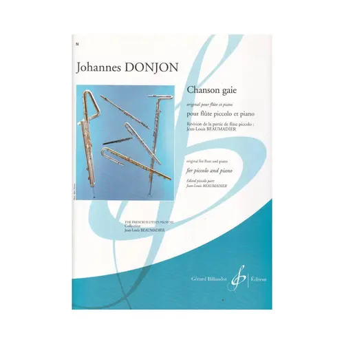 Chanson Gaie Pour Flute Piccolo Et Piano