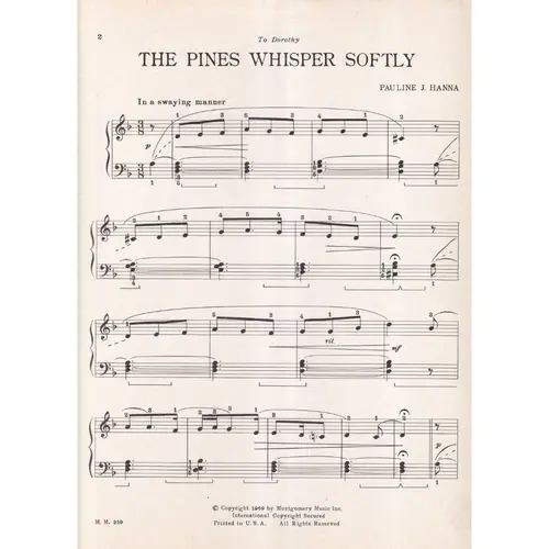 The Pines Whisper Softly