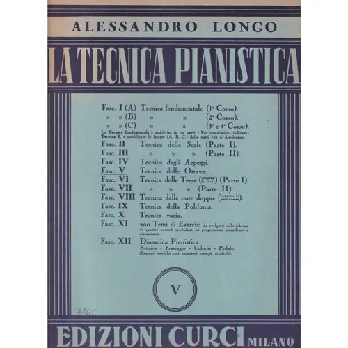 La Tecnica Pianistica - Vol.05 - Tecnica delle Ottave