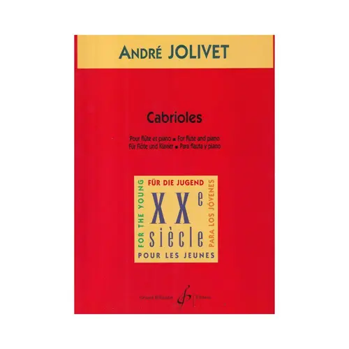 Cabrioles Pour Flute Et Piano