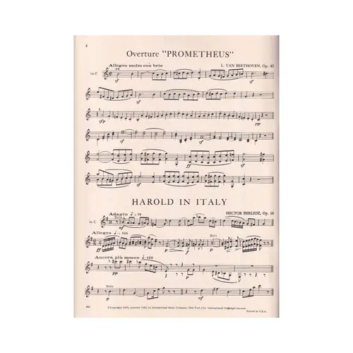 Orchestral Excerpts for clarinet Vol.03