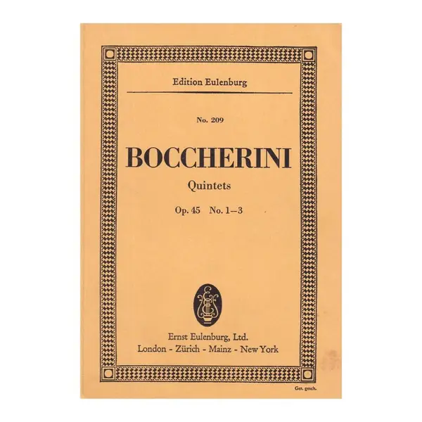 Quintets Op.45 N.1-3