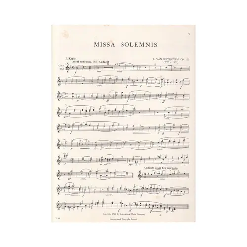 Orchestral Excerpts for clarinet Vol.05