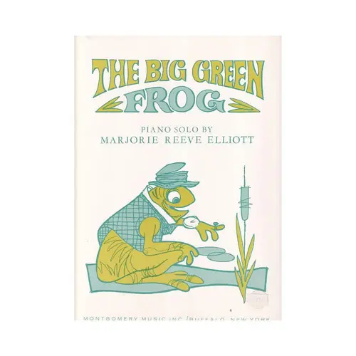 The Big Green Frog for piano