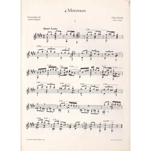 4 Morceaux (edição antiga)