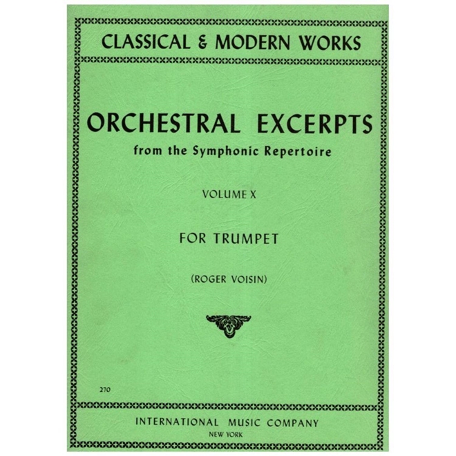 Orchestral Excerpts for trumpet Vol.10 Orchestral Excerpts for