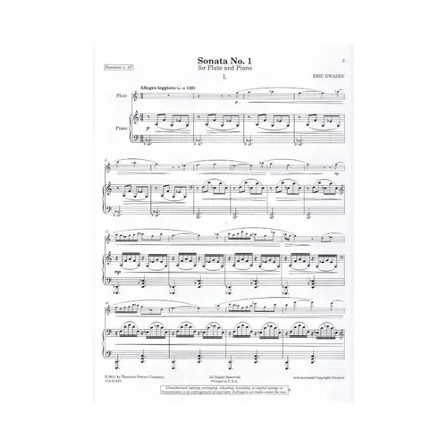Sonata N.1 For Flute And Piano