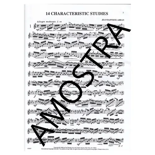 Fourteen Characteristic Studies For Trumpet