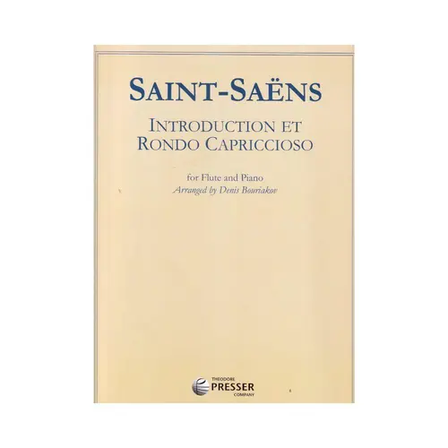 Introduction Et Rondo Capriccioso For Flute And Piano