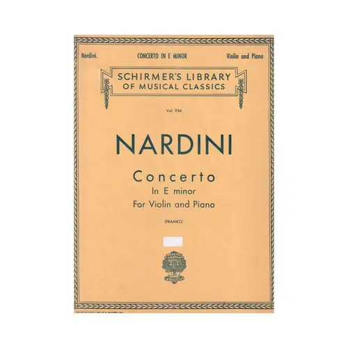 Concerto In E Min. (Vol.934)