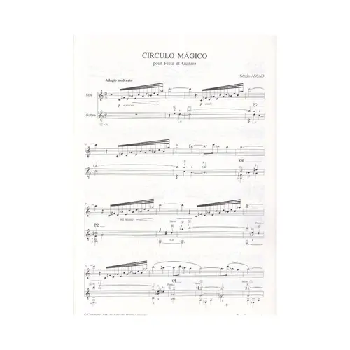 Circulo Magico Pour Flute Et Guitare