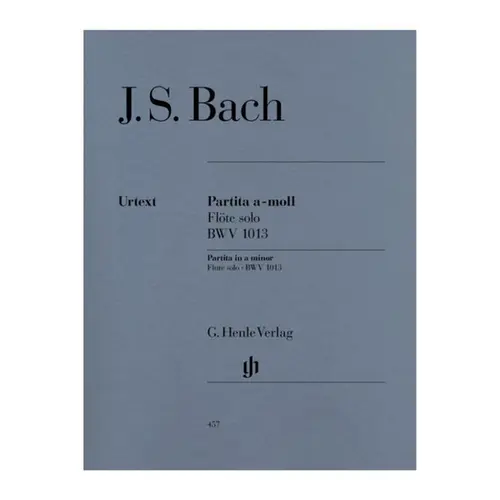 Partita in A minor for flute solos BWV 1013 - Urtext