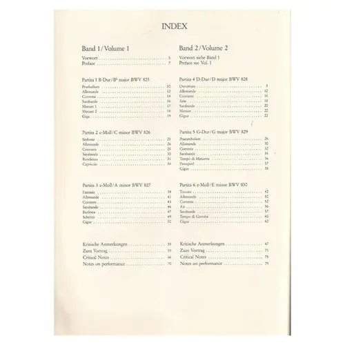 6 Partiten - Vol.2  - Bwv 828-830