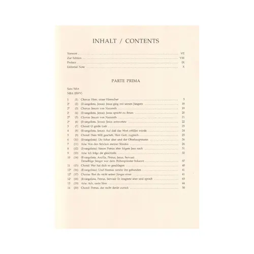 Johannes-Passion  Bwv 245 (Study Score)