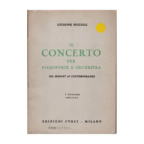 Il Il Concerto per piano e orchestra ( da Mozart al Contemporanei)