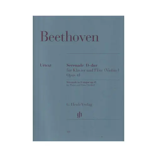 Serenade Fur Klavier Und Flote - Op.41 - Urtext
