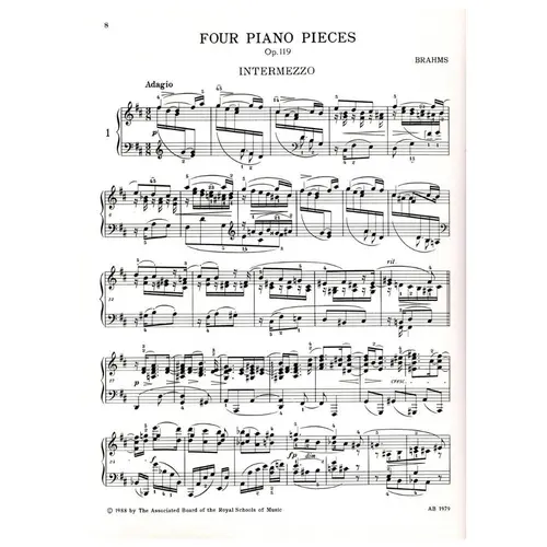 Four Piano Pieces - Op.119