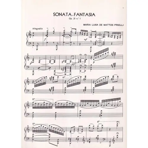 Sonata - Fantasia - Op.21 N.1 para piano