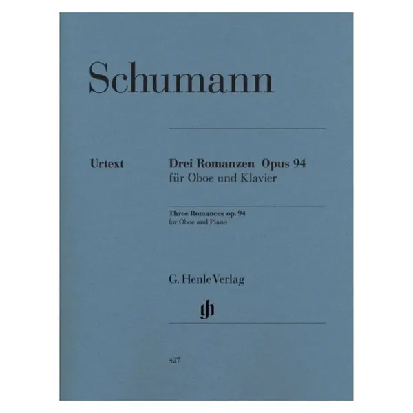 Three Romances op. 94 for Oboe and Piano - Urtext