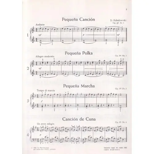 Piezas Infantiles Para Piano