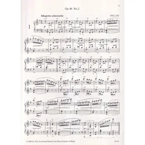 20 Miscellaneous Studies - Op. 45,46,47,81,90,125