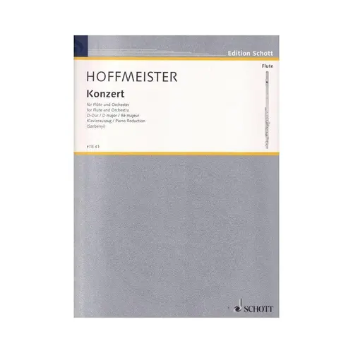 Konzert Fur Flote And Orchester D Major - Piano Reduction