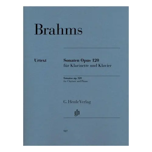 Sonatas Op.120 for Clarinet and Piano